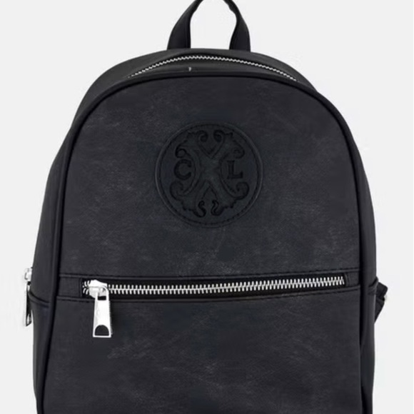 Christian Lacroix Marley PU Denim Backpack – Black Denim main image 4
